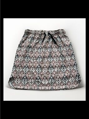 Kavu Ixtapa Woman’s Brown Skirt Earth Deco Drawstring Active Sz S S13